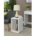 thumbnail image 1 of Convenience Concepts Northfield Admiral End Table with Shelf, White, 1 of 6
