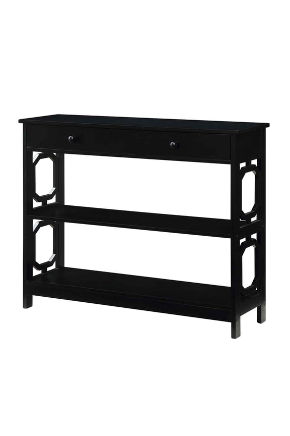 Omega 1 Drawer Console Table , Multiple Finishes