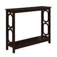 thumbnail image 1 of Convenience Concepts Omega Console Table with Shelf, Espresso, 1 of 7