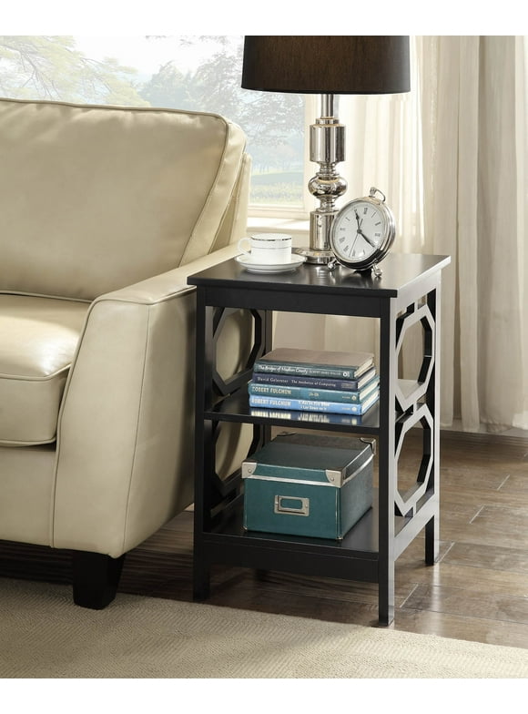 Gray End Tables with Storage in End Tables