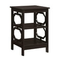 thumbnail image 1 of Convenience Concepts Omega End Table with Shelf, Espresso, 1 of 8