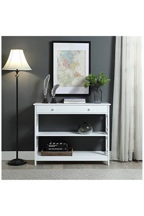 Omega 1 Drawer Console Table , Multiple Finishes