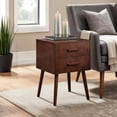thumbnail image 1 of Convenience Concepts Oslo 2 Drawer End Table, Espresso, 1 of 6