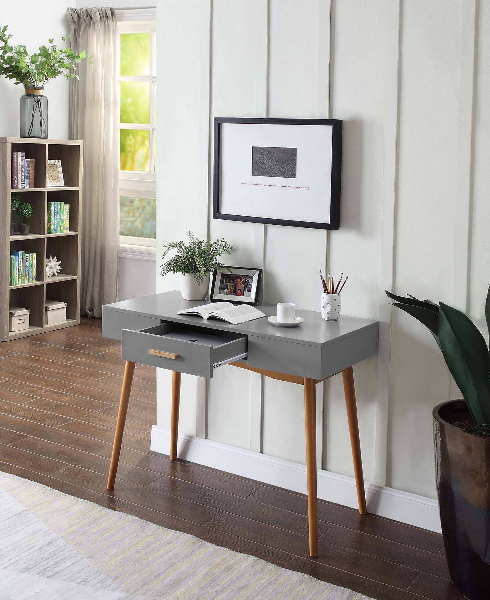 Convenience Concepts Oslo One Drawer Desk