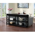 thumbnail image 1 of Convenience Concepts Oxford 2 Drawer 60 inch Console Table with Shelves, Black, 1 of 7