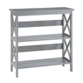 thumbnail image 1 of Convenience Concepts Oxford 3 Tier Bookcase Entryway Hall Table, Gray, 1 of 6