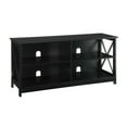 thumbnail image 1 of Convenience Concepts Oxford 55 inch TV Stand with Shelves, Black, 1 of 6