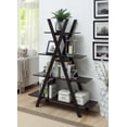 thumbnail image 1 of Convenience Concepts Oxford "A" Frame Bookshelf, Espresso, 1 of 2