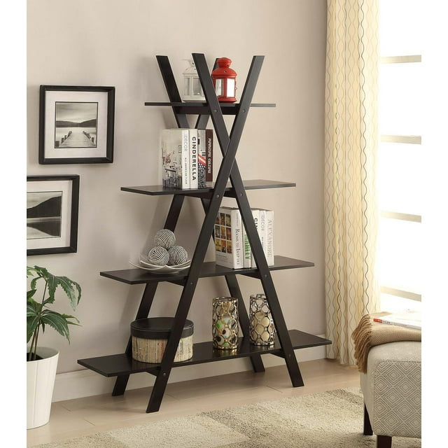 Convenience Concepts Oxford "A" Frame Bookshelf, Multiple Finishes