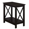 thumbnail image 1 of Convenience Concepts Oxford Chairside End Table with Shelf- Espresso Wood Finish, 1 of 5
