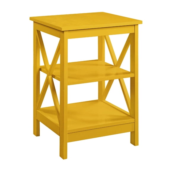 Convenience Concepts Oxford End Table, Yellow ( Pack of 2 )