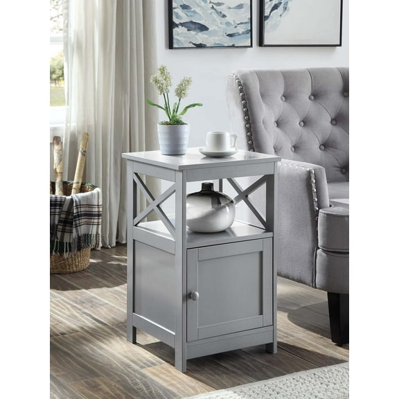 Convenience Concepts Oxford End Table with Cabinet
