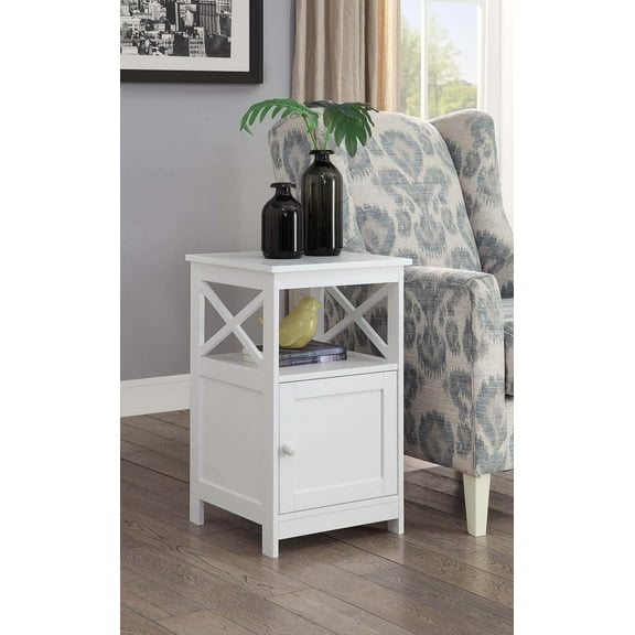 Convenience Concepts Oxford End Table with Cabinet