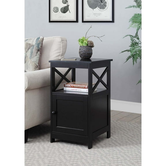 Convenience Concepts Oxford End Table with Cabinet