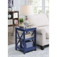 thumbnail image 1 of Convenience Concepts Oxford End Table with Shelves, Cobalt Blue, 1 of 6