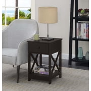 Convenience Concepts Oxford 1 Drawer End Table, Multiple Finishes