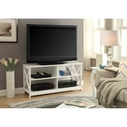Convenience Concepts Oxford 55-inch TV Stand with Shelves, White