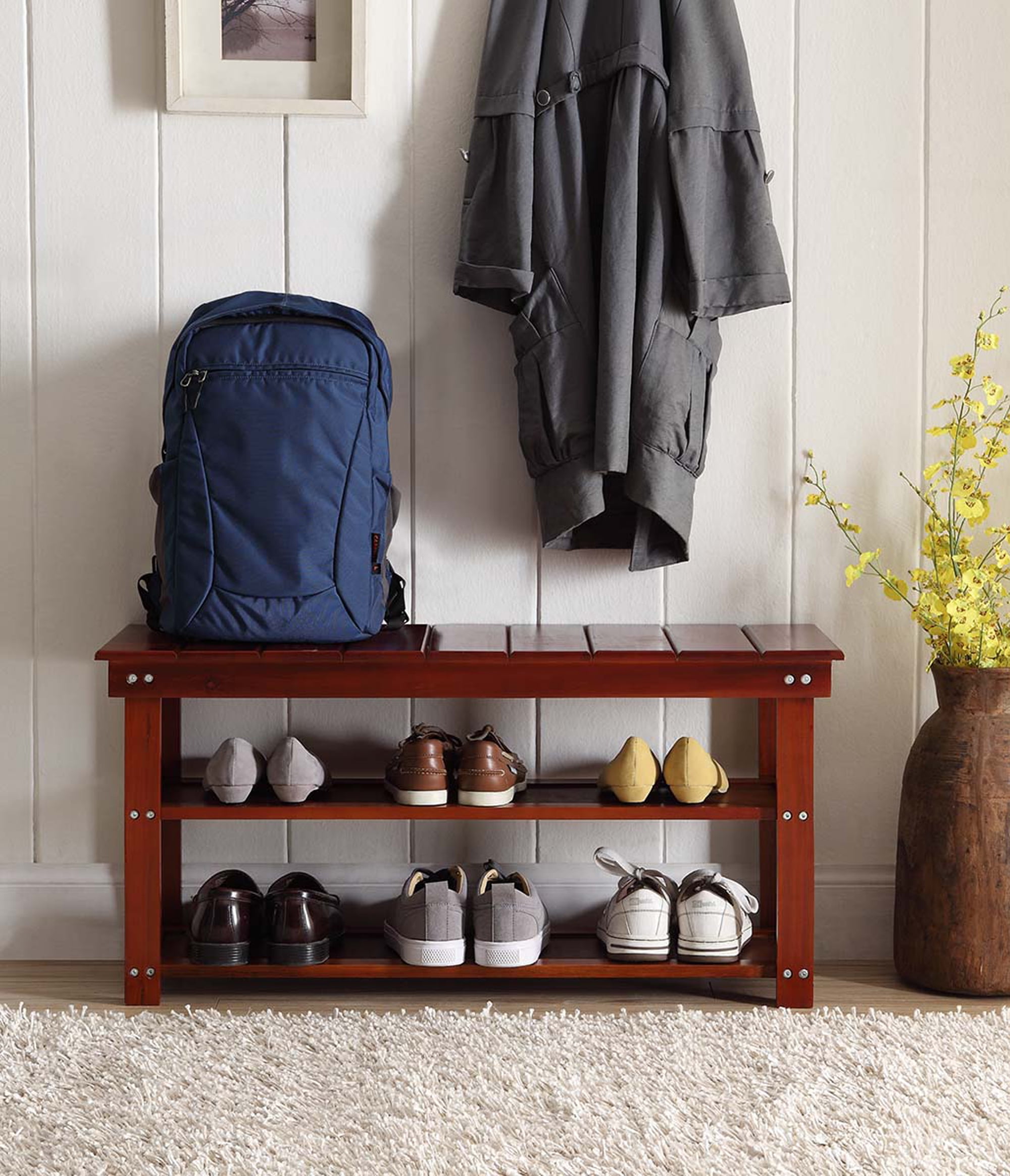 Mudroom 2025 bench walmart