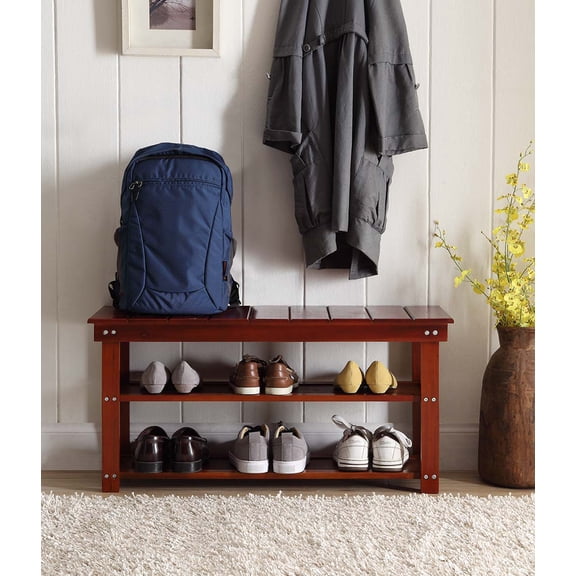 Convenience Concepts Oxford Utility Mudroom Bench