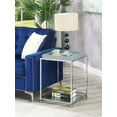 thumbnail image 1 of Convenience Concepts Palm Beach End Table with Tray, Gray, 1 of 3