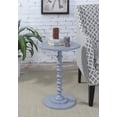 thumbnail image 1 of Convenience Concepts Palm Beach No Tools Spindle Table, Grey, 1 of 3