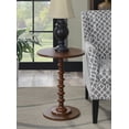 thumbnail image 1 of Convenience Concepts Palm Beach No Tools Spindle Table, Mahogany, 1 of 3