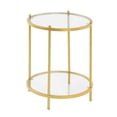 thumbnail image 1 of Convenience Concepts Royal Crest 2 Tier Round End Table, 1 of 4