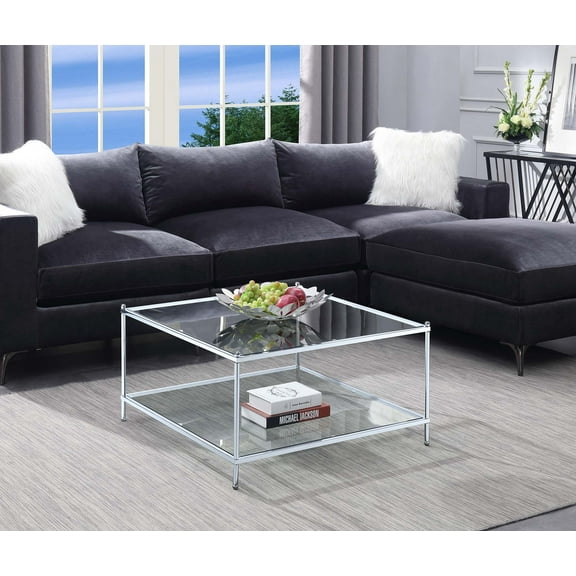 Convenience Concepts Royal Crest Square Coffee Table