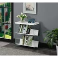 thumbnail image 1 of Convenience Concepts SoHo 27.75" Tall Glass Bookcase, White/Glass, 1 of 7