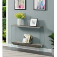 thumbnail image 1 of Convenience Concepts SoHo V Console Table with Shelf, Faux Birch, 1 of 6