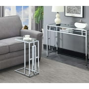 Convenience Concepts Town Square Chrome C Table