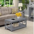 thumbnail image 1 of Convenience Concepts Town Square Coffee Table with Shelf, Multiple Finishes, 1 of 8