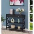 thumbnail image 1 of Convenience Concepts Tucson 1 Drawer Console Table, Black, 1 of 3