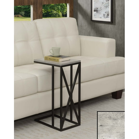 Convenience Concepts Tucson C End Table, Faux Birch/Black