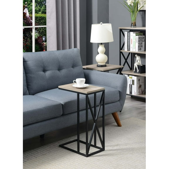 Convenience Concepts Tucson C End Table, Sandstone/Black