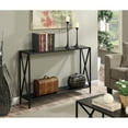 thumbnail image 1 of Convenience Concepts Tucson Console Table in Black Wood Finish and Metal Frame, 1 of 4