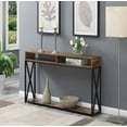 thumbnail image 1 of Convenience Concepts Tucson Deluxe 2 Tier Console Table, Barnwood, 1 of 3