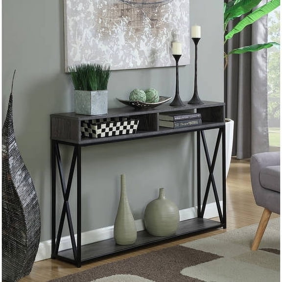 Convenience Concepts Tucson Deluxe 2-Tier Console Table, Multiple Colors