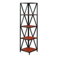 thumbnail image 1 of Convenience Concepts Tucson Metal 5 Tier Corner Bookcase, 1 of 5