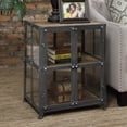 thumbnail image 1 of Convenience Concepts Viking End Table, Black/Natural, 1 of 2
