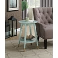 thumbnail image 1 of Convenience Concepts Wilson Mid Century Round End Table with Bottom Shelf, 1 of 4
