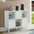 thumbnail image 1 of Convenience Concepts Xtra Storage 3 Door Cabinet Console Table, Black, 1 of 7