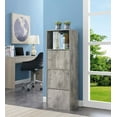 thumbnail image 1 of Convenience Concepts Xtra Storage 3 Door Cabinet with Shelf, Faux Birch, 1 of 6