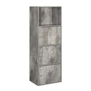 Convenience Concepts Xtra Storage 3 Door Cabinet with Shelf, Faux Birch