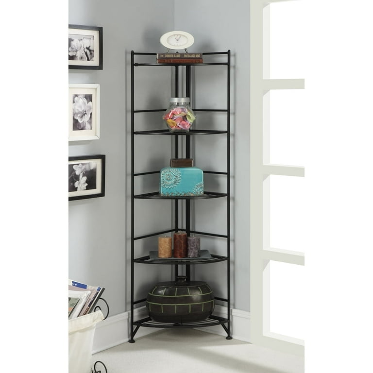 Bundle of 2 , 5 Tier store Corner Shelf NEW