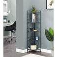 thumbnail image 1 of Convenience Concepts Xtra Storage 5 Tier Folding Metal Corner Shelf, Cobalt Blue, 1 of 6