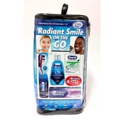 Convenience Kits International Radiant Smile On The Go 4 pc Oral Care Travel Kit