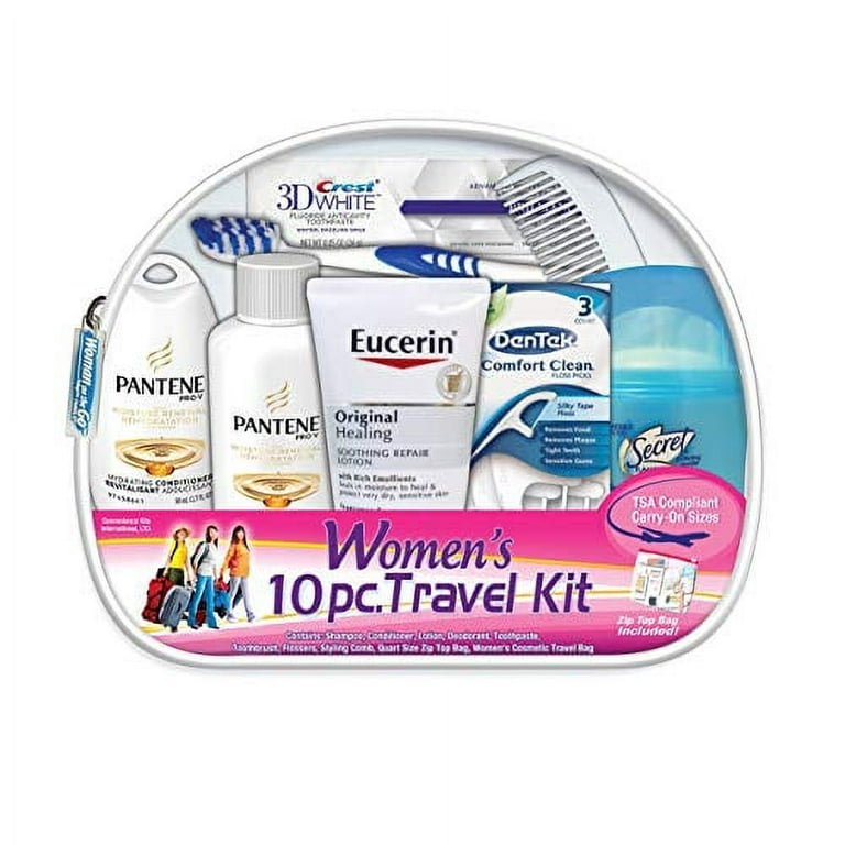 Convenience Kits International Women's Deluxe 10 Piece Kit with Travel Size  TSA