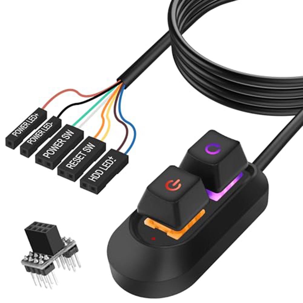 Convenient 2M Desktop Pc Power Switch With Mechanical Feel & Easy ...