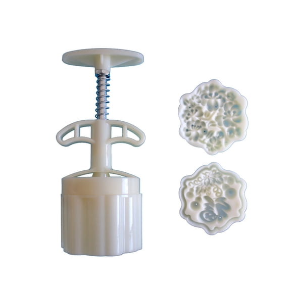 Convenient 75g Mooncakes Moulds in Floral and Gourd Shape Cake Mould for Festival Treats